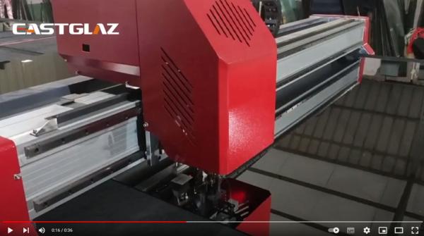 Video: Automatic Glass Cutting Machine with Label Printing Function