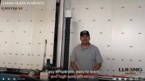 Video: East Glass Machine (LiJiang Glass) in Mexico, Glass Production Line